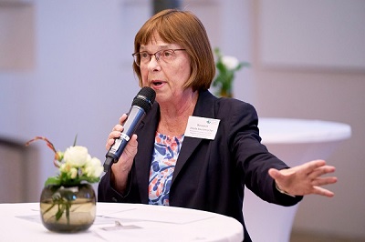 Foto: Ministerin Ursula Nonnemacher während des Empfangs, Frank Nürnberger